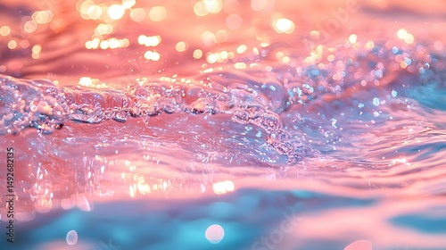 Wallpaper Mural Iridescent Water Texture Torontodigital.ca