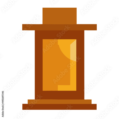 Wooden Podium on Stage – Presentation, Speech, or Conference Illustration
