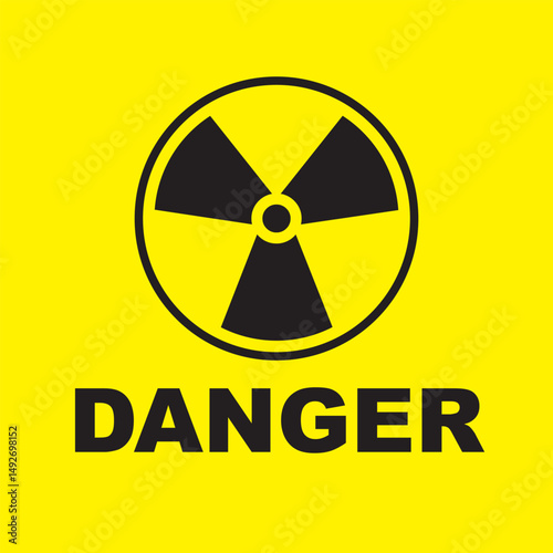 Radioactivity sign design.
