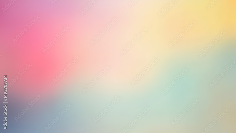 Obraz premium Soft pastel color gradient background abstract texture