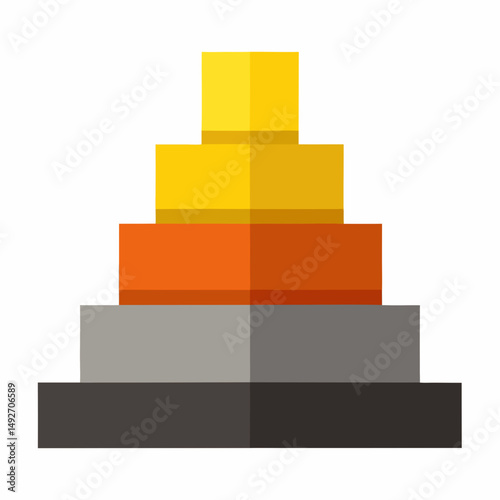 Wooden Podium on Stage – Presentation, Speech, or Conference vector illustration