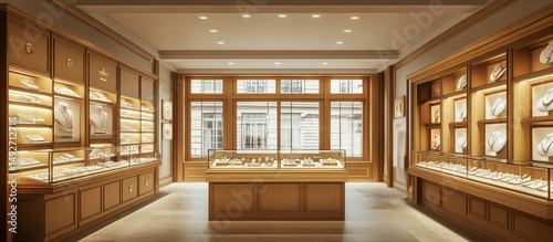 Luxurious Jewelry Store Interior