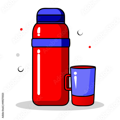 Thermos and mug