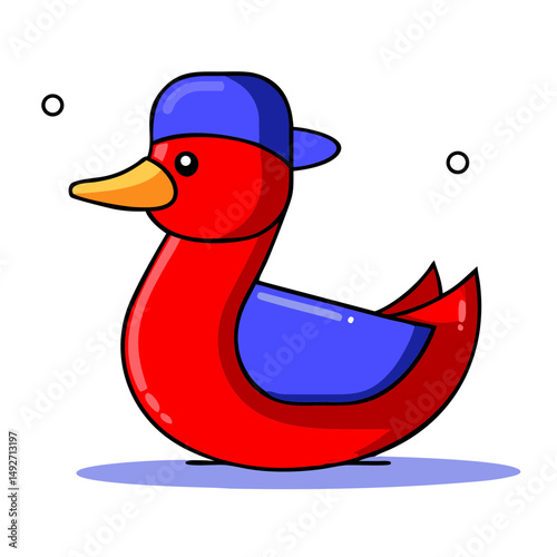 duck In a cap