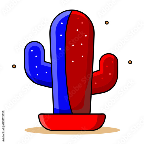 vector illustration of a cactus