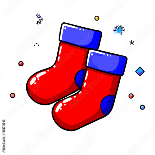  socks vector illustration