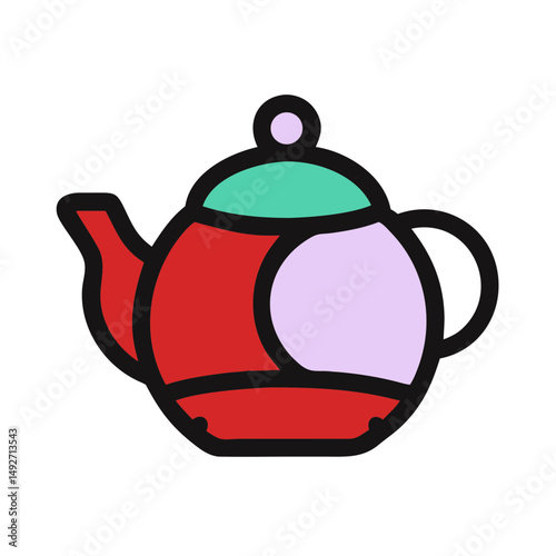teapot icon vector illustration
