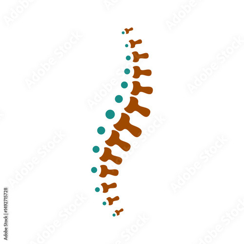Backbones icon logo design