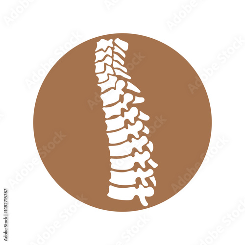 Backbones icon logo design