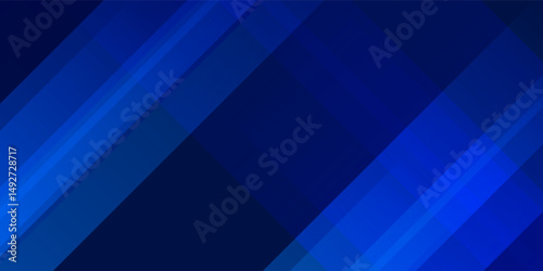 Abstract blue background. Modern simple blue geometric design. Minimal shapes. Suit for booklet, brochure, banner, poster, website,