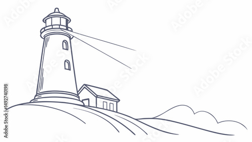 lighthouse on the beach