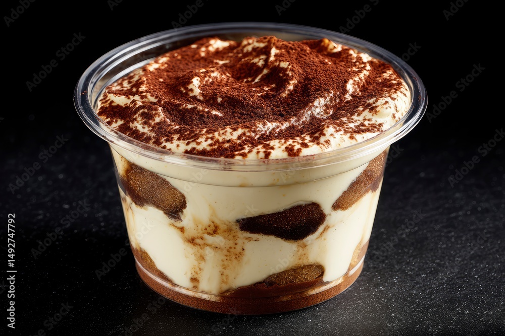 Decadent Tiramisu Dessert: Creamy Layers, Cocoa Dusting Decadent Tiramisu Dessert: Creamy Layers, Cocoa Dusting