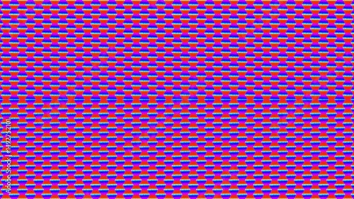 A vibrant geometric design showcasing dynamic color patterns