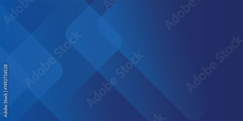 Abstract blue background with glowing geometric lines. Modern blue gradient square shape design. Futuristic technology concept. Suit for brochure, corporate, website, poster, banner, cover modern