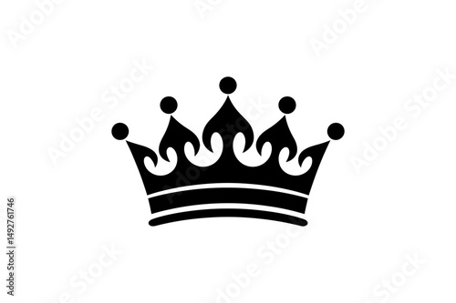 Crown vector graphic design royalty king queen icon