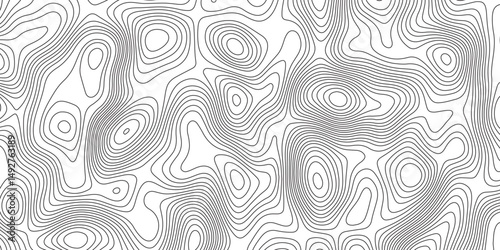 Abstract Modern design with White background with topographic wavy pattern design. Geographic abstract grid. Geographic curved, vector illustration.