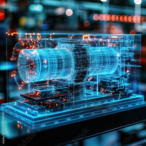 Digital twins in manufacturing optimizing operations by creating real-time digital replicas of physical systems.
