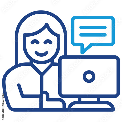 Virtual Assistant Icon