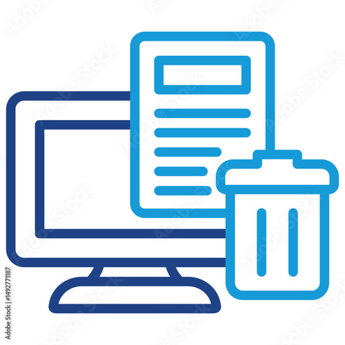 Document Deletion Icon
