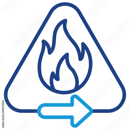 Flammable Material Icon
