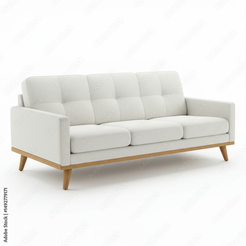 Fototapeta premium luxury sofa on a white background
