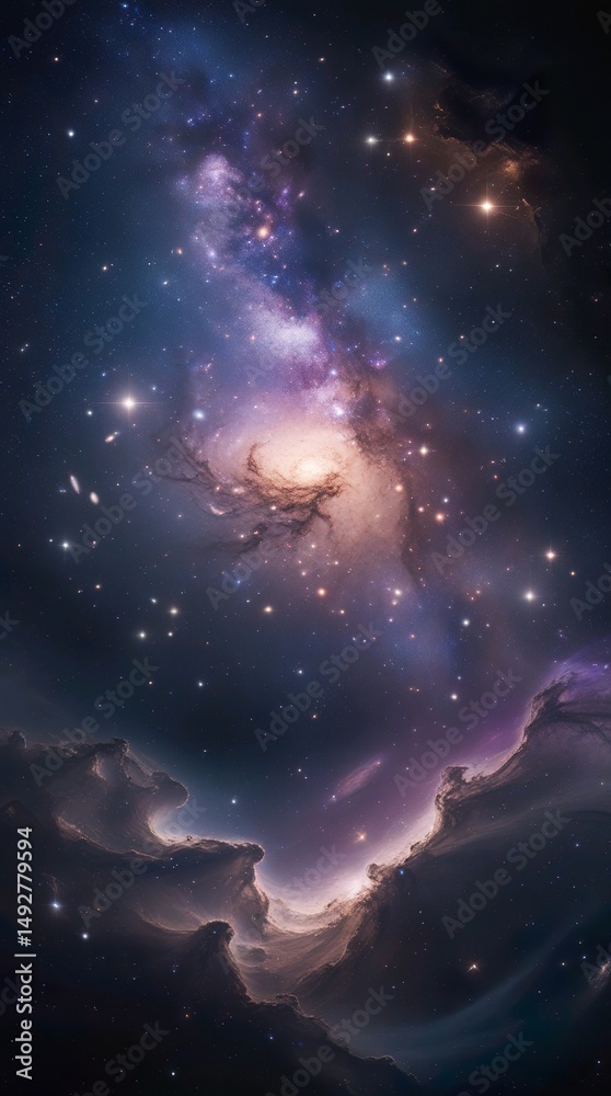 Obraz premium night sky with stars