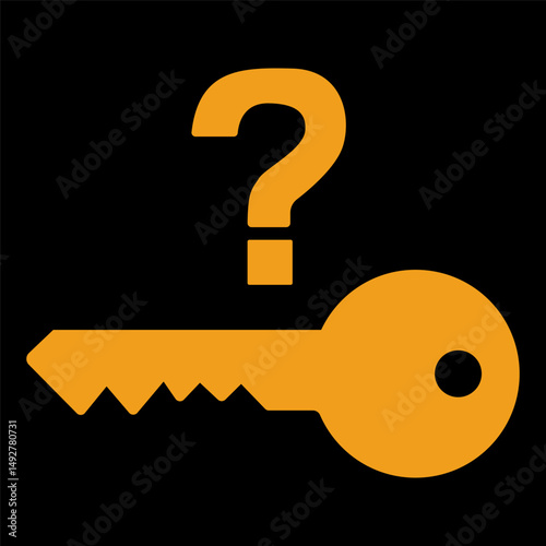 Key not in vehicle simple sign of car dashboard engine light sign alert