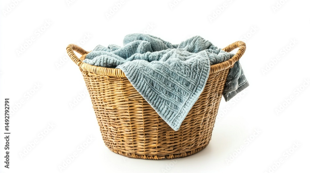 Obraz premium Laundry hamper isolated on white background
