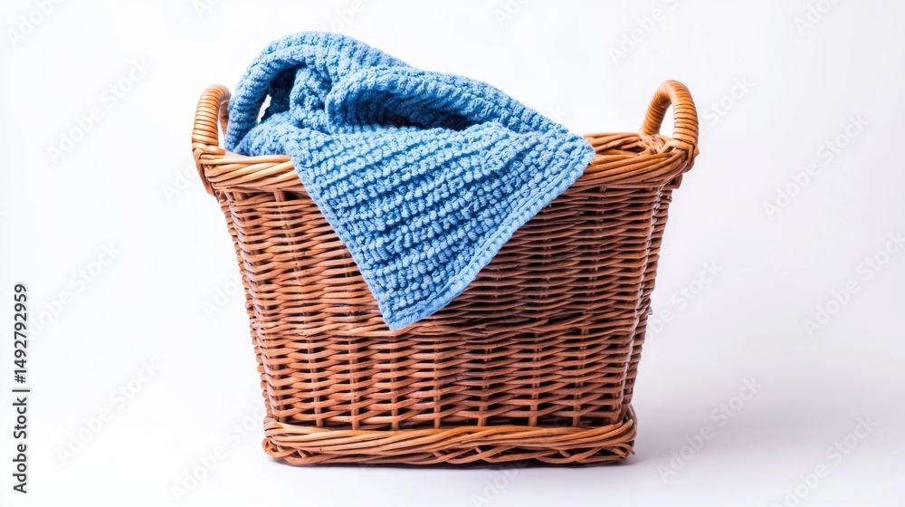Obraz premium Laundry hamper isolated on white background