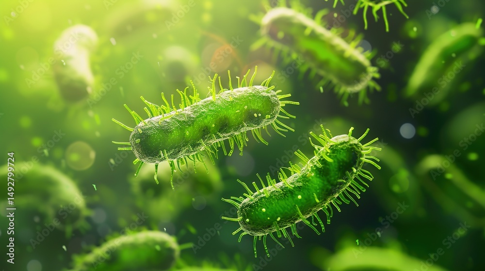 Fototapeta premium Septicemia: Unraveling Bloodstream Infections, Systemic Inflammation, and Critical Care Interventions