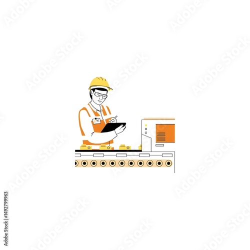 man working on computer