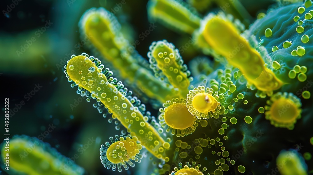 Fototapeta premium Septicemia: Unraveling Bloodstream Infections, Systemic Inflammation, and Critical Care Interventions