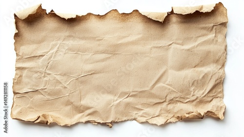 Loose-leaf paper isolated on white background