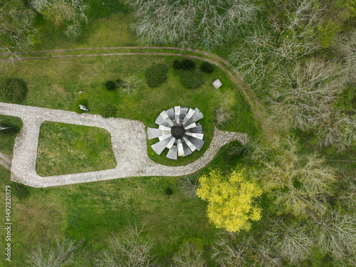 Monument to the Detachment in Brezovica Forest Spomenik, Croatia