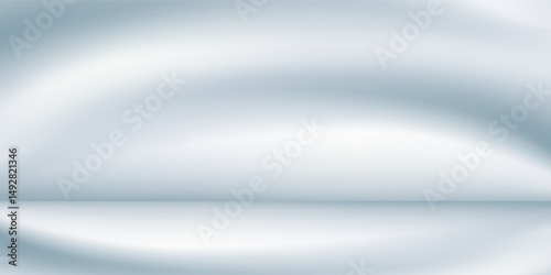 Pale gradient posters. Light grey, ecru and white colors. Set of 3 square elegant abstract sublte grey gradient background. Simple soft neutral background.