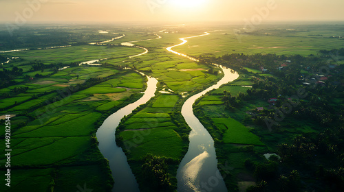  Mighty Mekong Delta crisscrossed by thousands of canals and rivers (2)