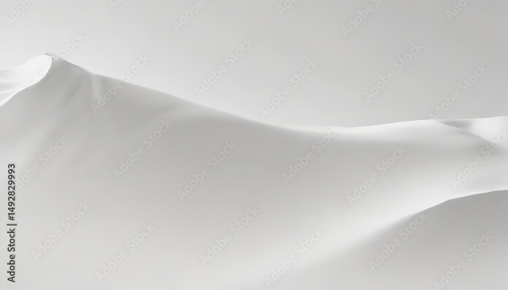 Fototapeta premium Fluid white to off-white gradient, seamless, sophisticated minimalism , airy, elegant, monochrome