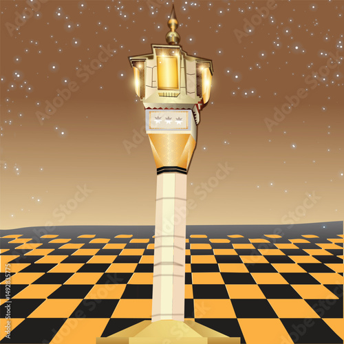 Madeena light illustration 