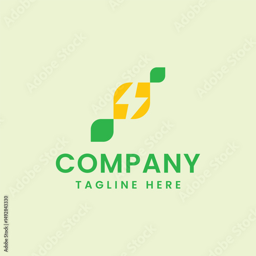 Green Energy Company Logo Design Eco Friendly