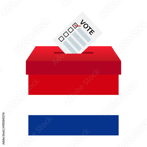Election in the Netherlands. Election Concept. Vector Illustration.