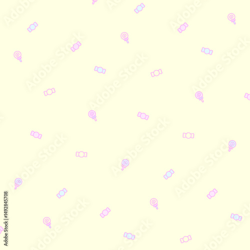 レトロポップなキャンディスクエアパターン⭐︎