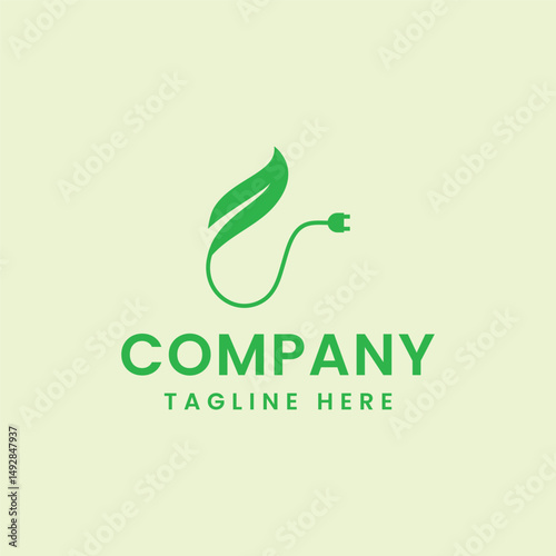 Green Energy Company Logo Design Eco Friendly