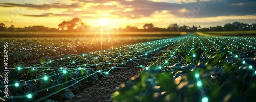 The future of farming: merging technology with traditional agriculture.