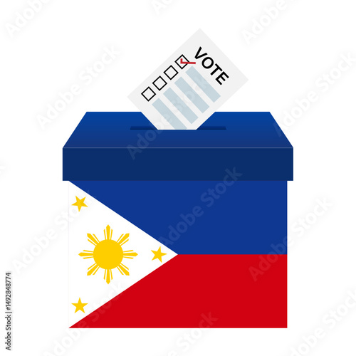 Election in the Philippines. Election Concept. Vector Illustration.