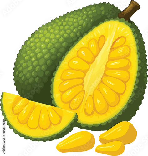 slices of pineapple and kiwi