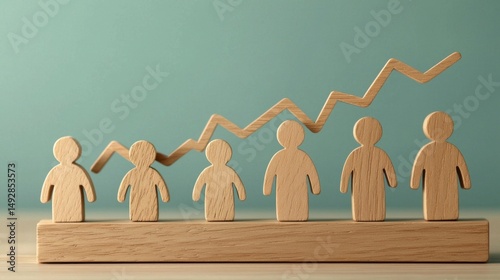 Visualize the impact of demographic changes through a modern artistic lens.