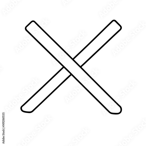 Crossed Out Duty-Free Icon on Plain Transparent background for Travel Regulations, Customs Information, Retail Awareness, and Graphic Design Projects