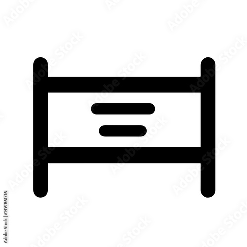 Trade Barrier Icon on Transparent background for Economic Studies, Business Reports, International Trade, and Educational Materials