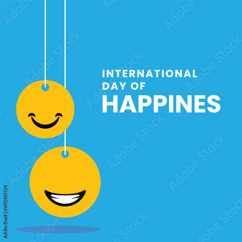 International Day of Happiness Smiling Face
