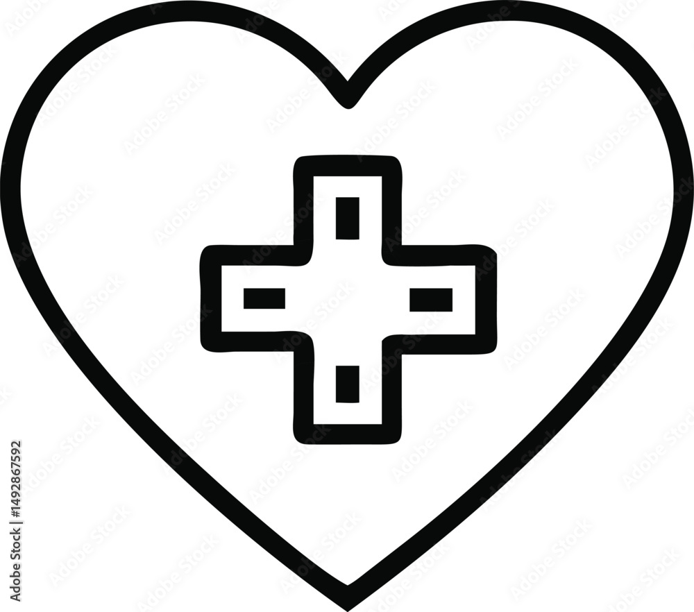 Medical Heart Icon Medical Heart Icon